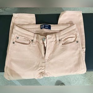 Light pink Gap denim jeans size 25 (regular legging style)
